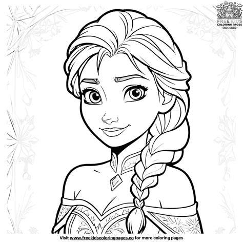 Coloring Pages For Kids Frozen