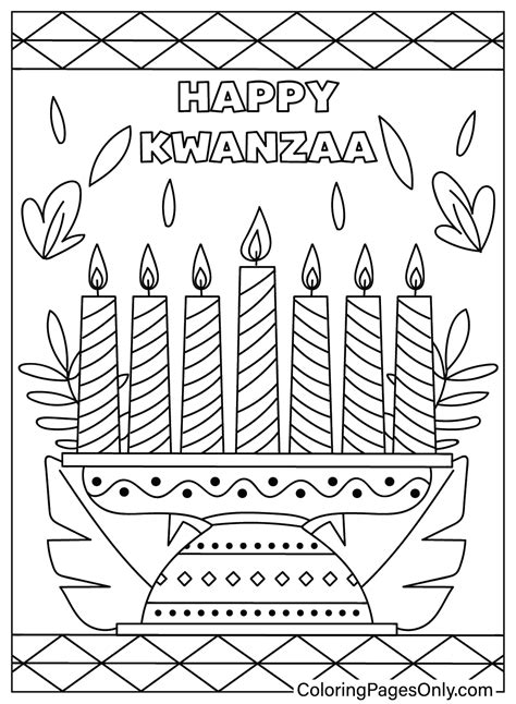 Coloring Pages For Kwanzaa