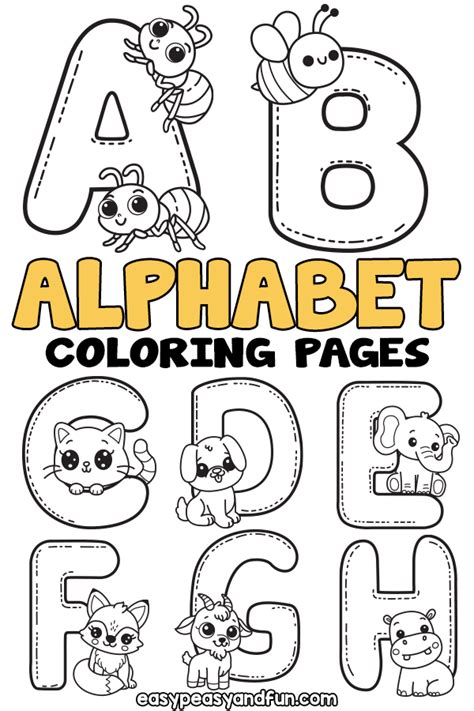 Coloring Pages For Letters Of The Alphabet