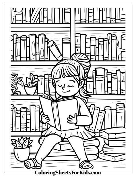 Coloring Pages For Library