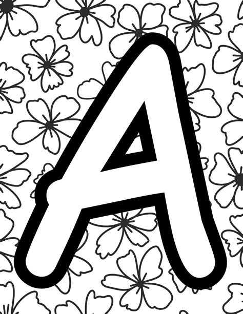 Coloring Pages For The Letter A