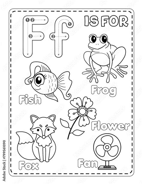 Coloring Pages For The Letter F