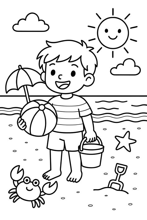 Coloring Pages For Toddlers Summer