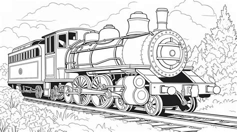 Coloring Pages For Trains