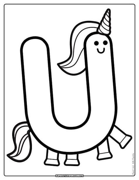 Coloring Pages For U