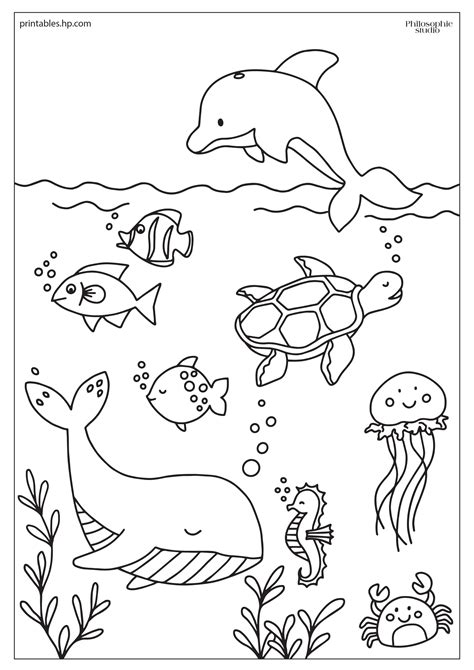 Coloring Pages For Under The Sea