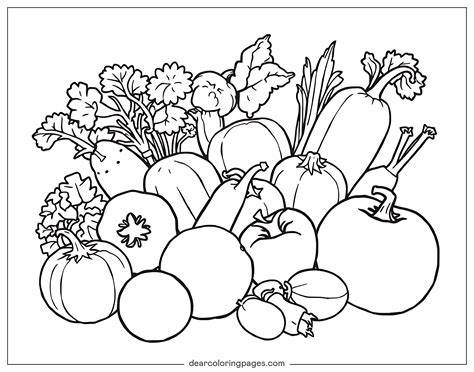 Coloring Pages For Vegetables