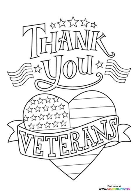 Coloring Pages For Veterans Day