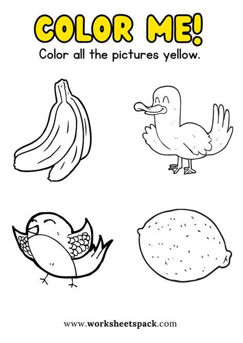 Coloring Pages For Yellow