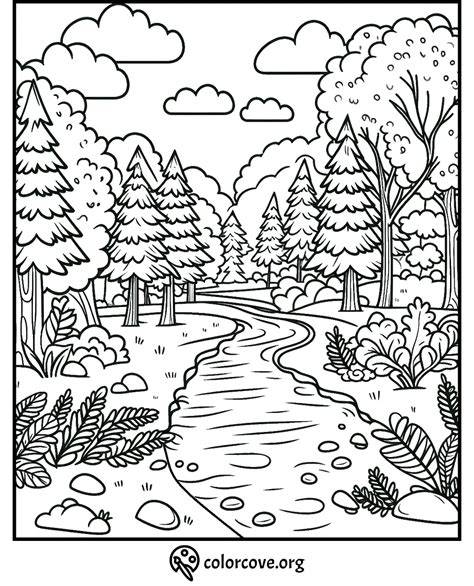 Coloring Pages Forest
