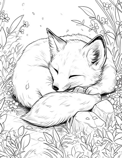 Coloring Pages Fox