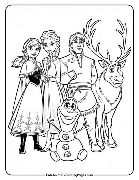 Coloring Pages Free Frozen