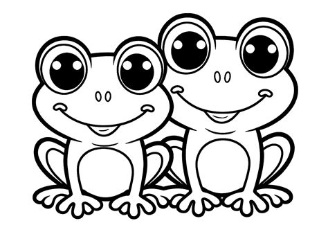 Coloring Pages Frogs