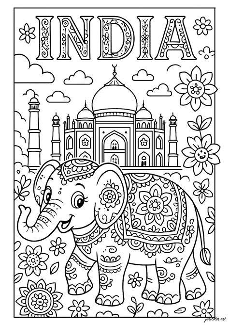 Coloring Pages From India
