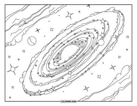 Coloring Pages Galaxy