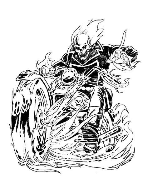 Coloring Pages Ghost Rider