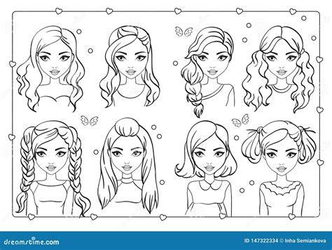 Coloring Pages Hairstyles