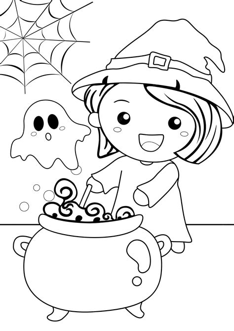 Coloring Pages Halloween Witch