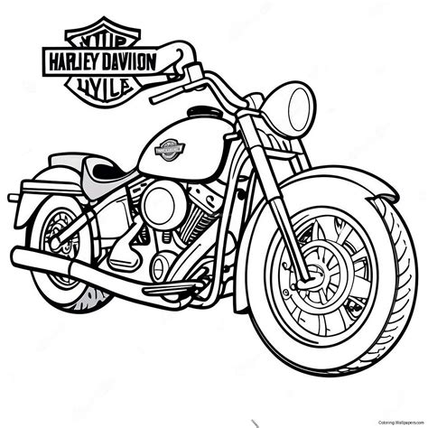 Coloring Pages Harley Davidson