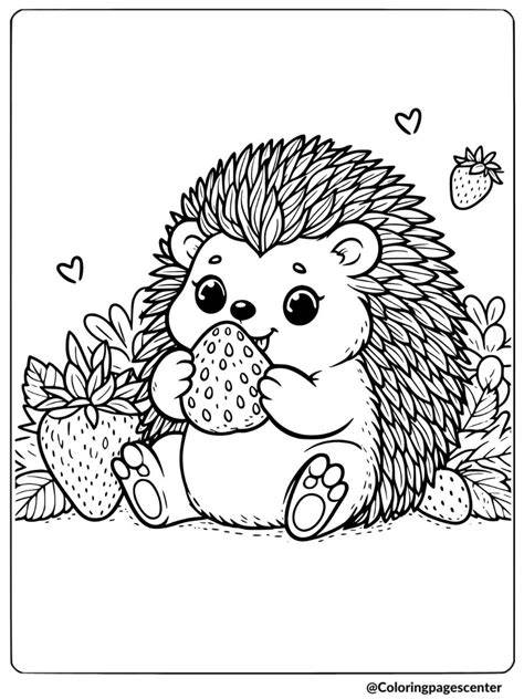 Coloring Pages Hedgehog