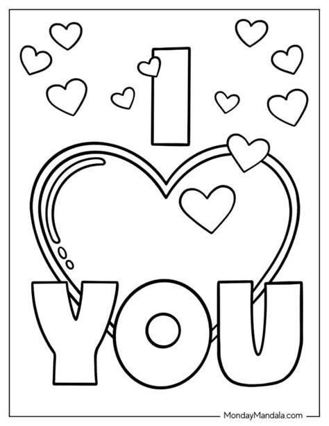 Coloring Pages I Love You