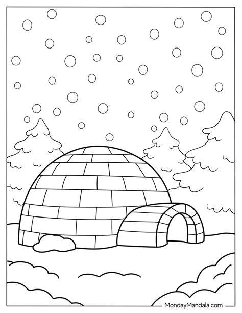 Coloring Pages Igloo