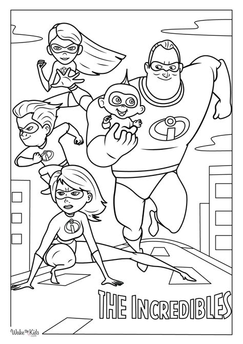 Coloring Pages Incredibles