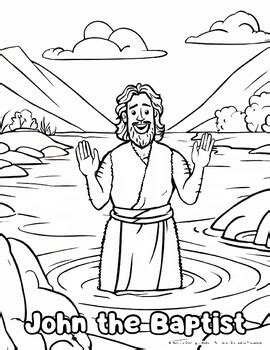 Coloring Pages John The Baptist