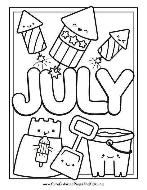 Coloring Pages July