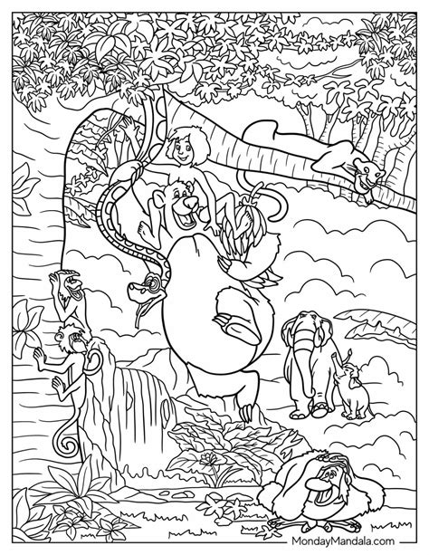 Coloring Pages Jungle Book