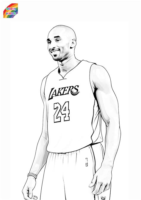 Coloring Pages Kobe Bryant