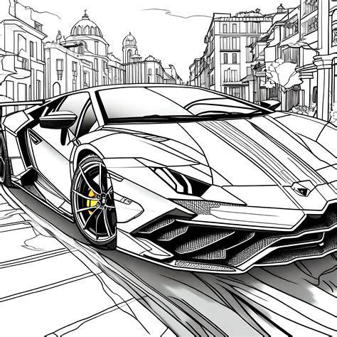 Coloring Pages Lamborghini
