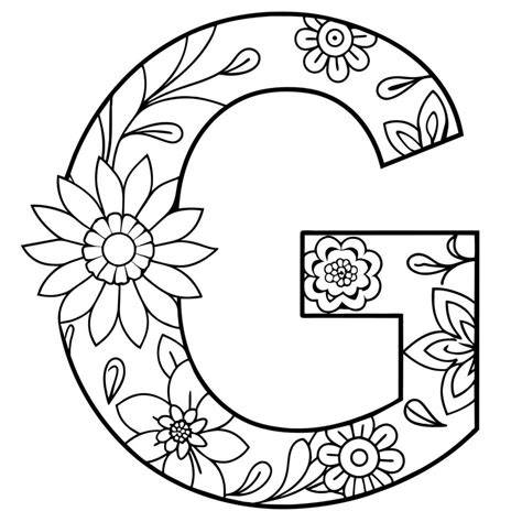 Coloring Pages Letter G
