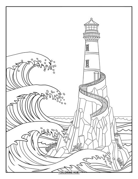 Coloring Pages Lighthouse