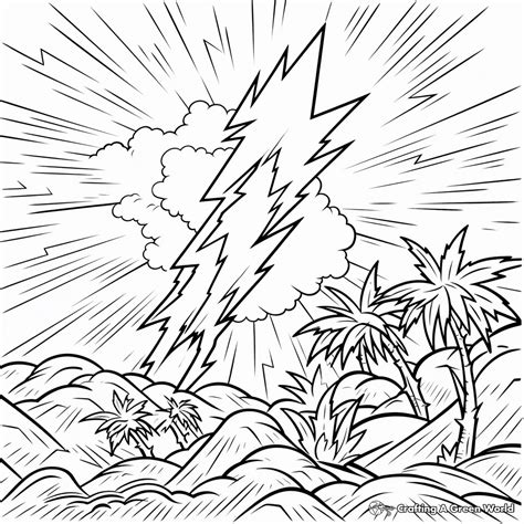 Coloring Pages Lightning