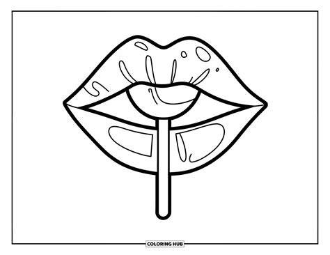 Coloring Pages Lips