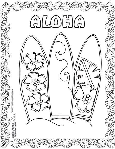 Coloring Pages Luau