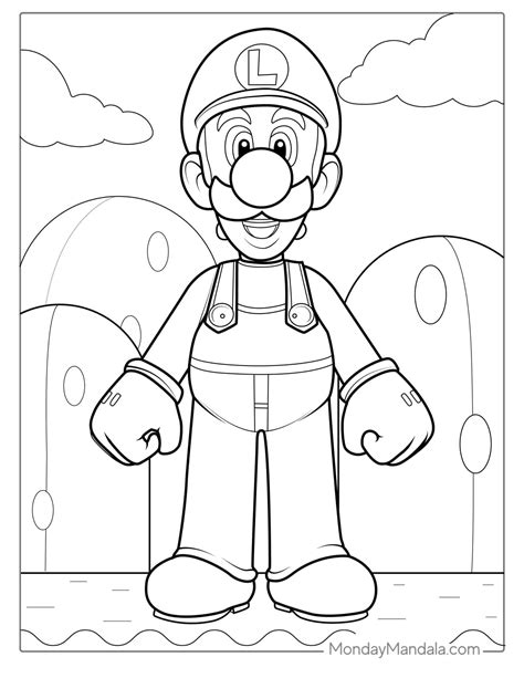 Coloring Pages Luigi