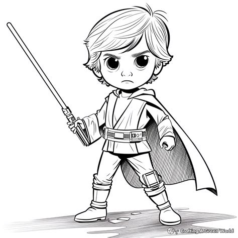 Coloring Pages Luke Skywalker