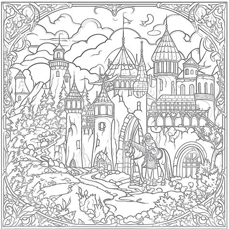 Coloring Pages Medieval