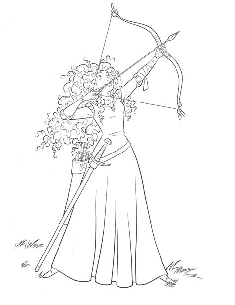 Coloring Pages Merida