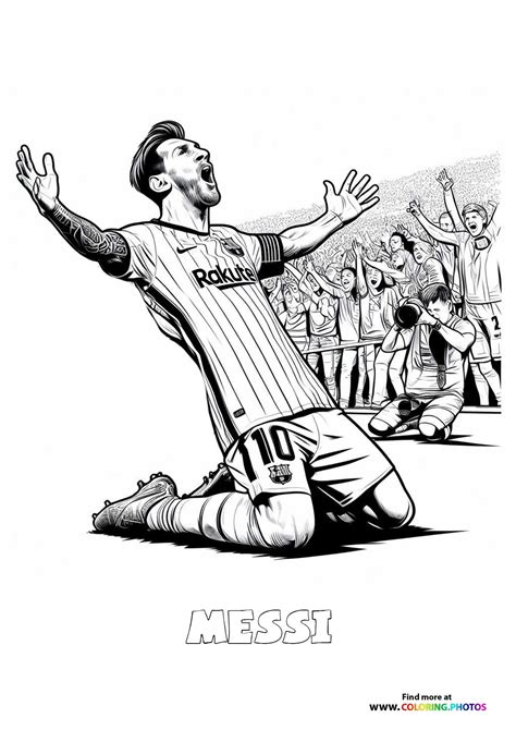 Coloring Pages Messi