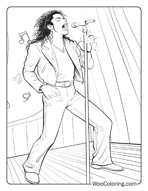 Coloring Pages Michael Jackson