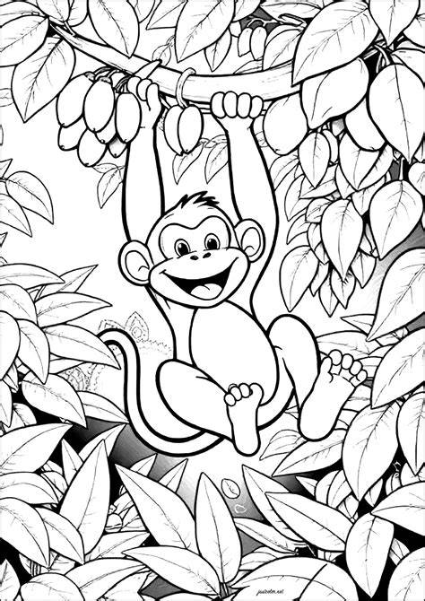 Coloring Pages Monkey