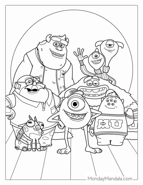 Coloring Pages Monsters University