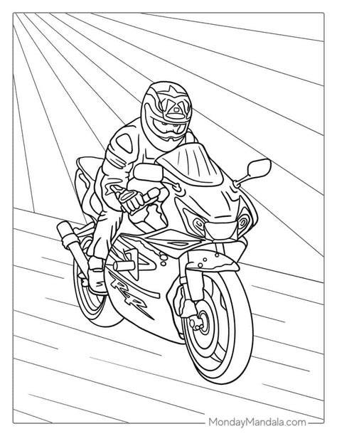 Coloring Pages Motorcycle
