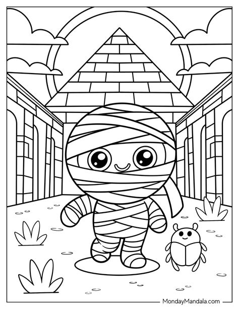 Coloring Pages Mummy