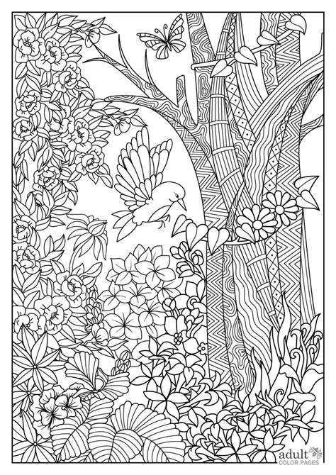 Coloring Pages Nature Animals For Adults