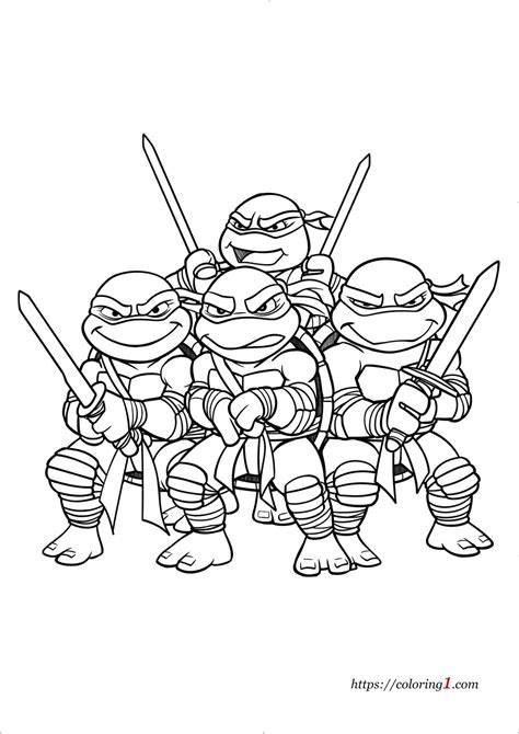Coloring Pages Ninja Turtles