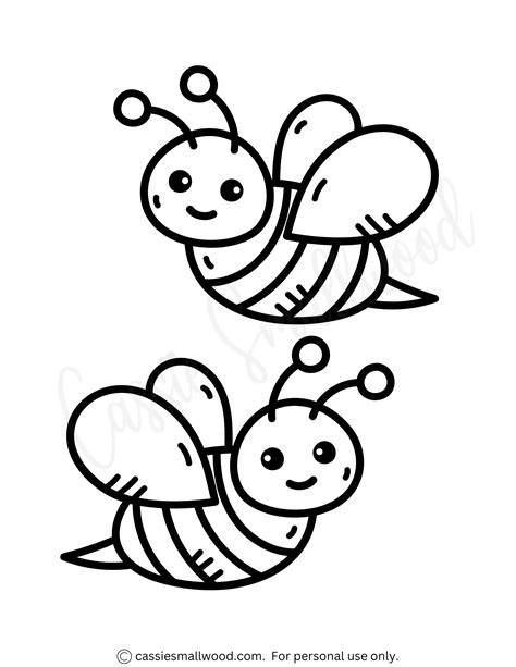 Coloring Pages Of A Bee